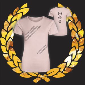 YourPhysique Ornamented Blush V T-Shirt